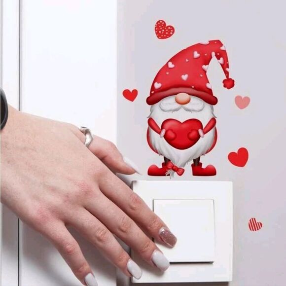Gnome Heart Wall Stickers / Decals - Picture 3 of 6